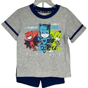 PJ Masks 2‎ Piece Outfit Set Toddler Boys Size 3T Team Player Graphic
